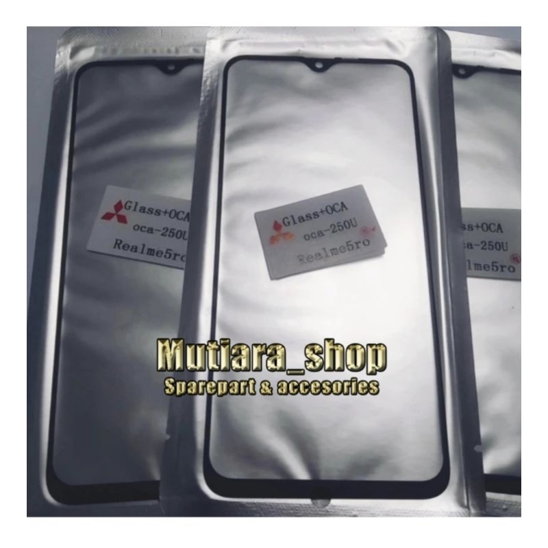 Kaca Depan Lcd Realme 5 Pro | Glass Touchscreen Realme 5 Pro