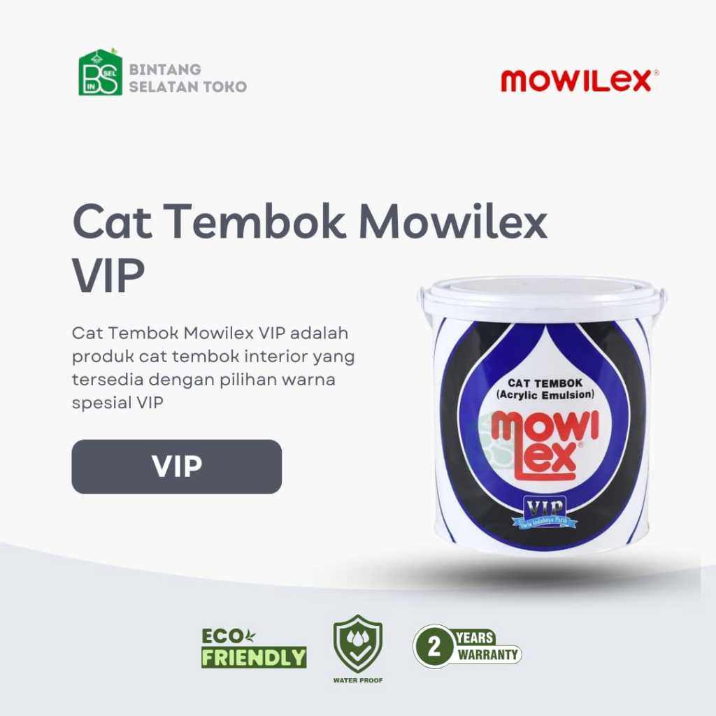 Cat Tembok Mowilex VIP