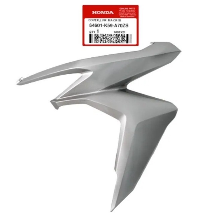 Cover Depan Kiri Silver – New Vario 150 (K59J) - 64601K59A70ZS