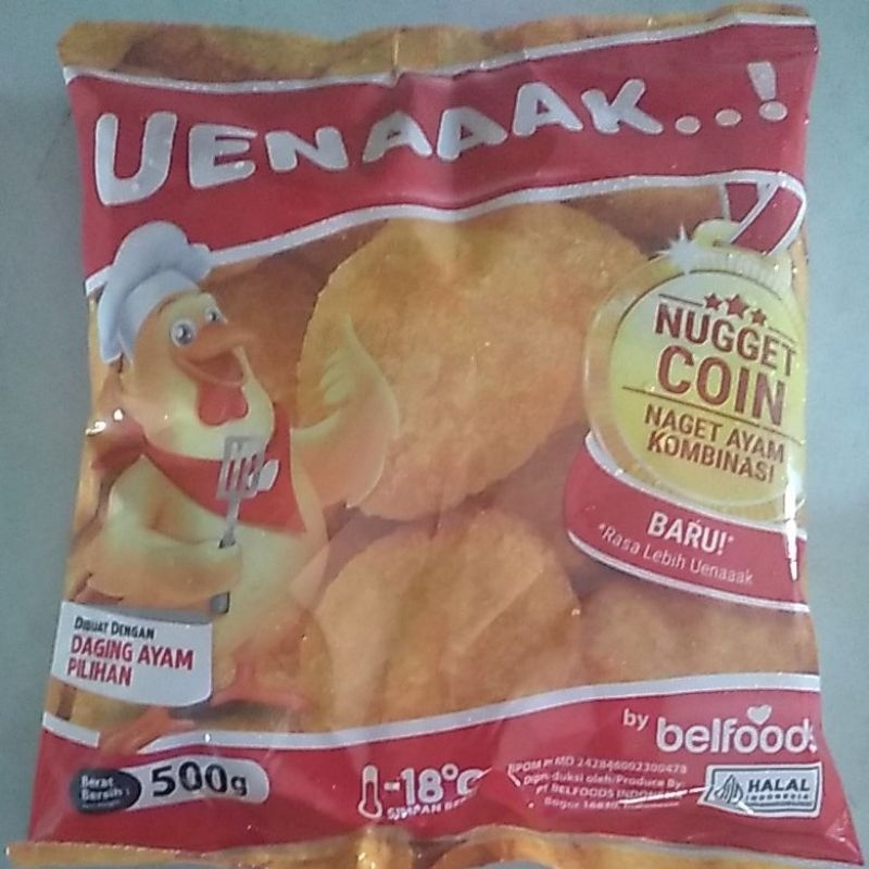 

Belfoods Uenaaak Naget Coin 500gr