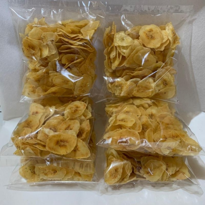 

Keripik Pisang Gurih'Asin'Nikmat Keriuk Keriuk Neto:500g & 200g Khas Pagedongan