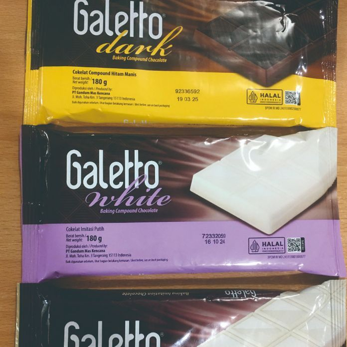 

Coklat Batang Galetto 180gr/ Coklat Batang Kemasan 180gr