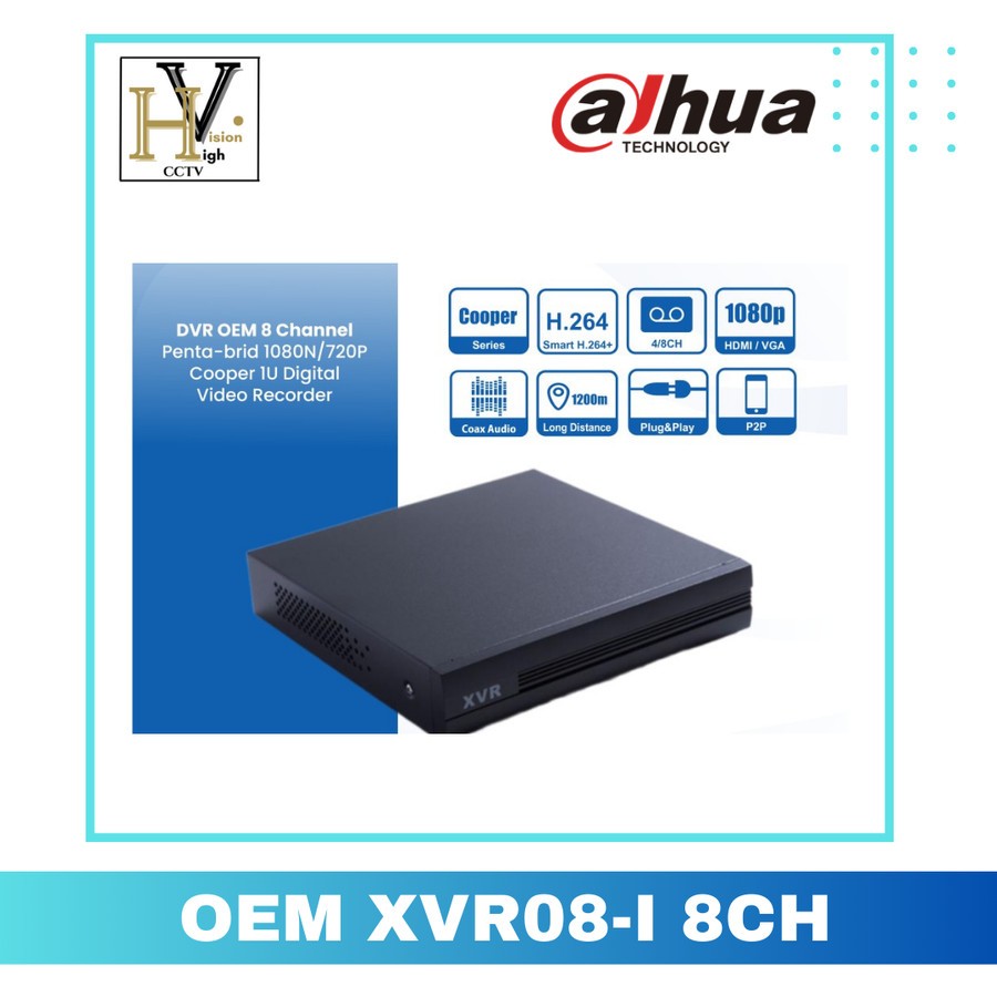DVR DAHUA OEM 8CH XVR08-I 8CH