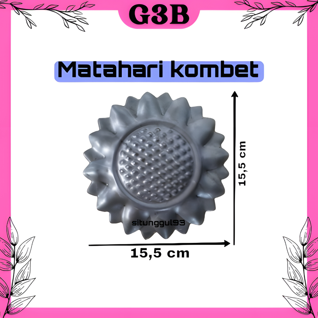 bunga matahari kombet aksesoris ornamen hiasan pagar tralis combet