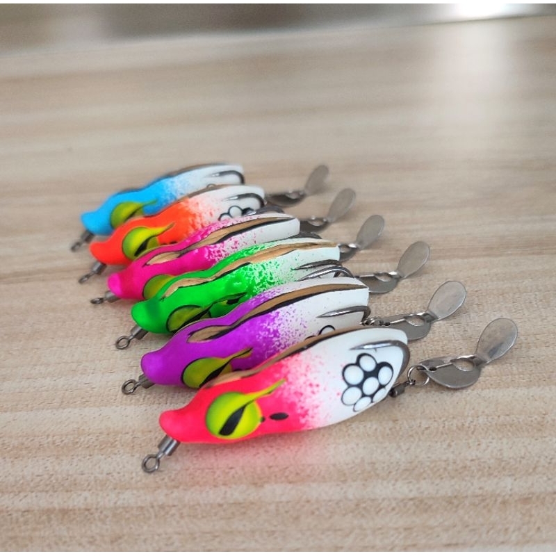 SOFT FROG JAWS ONECAST LURE. onecas jaws. soft frog jaws. soft frog bebek one cast