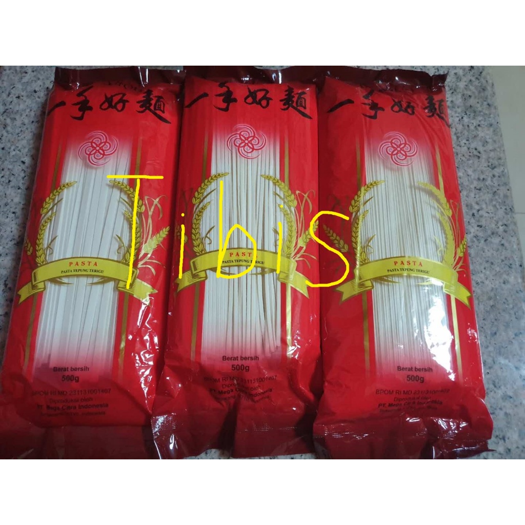 

mie yishou-tipis 500gram,ada BPOM