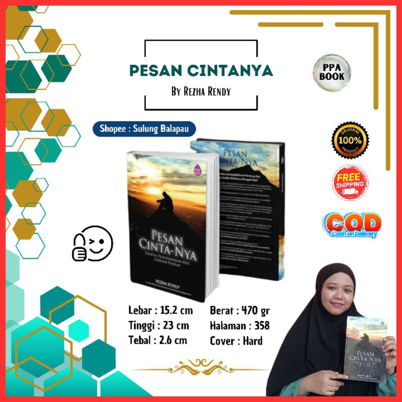 Buku Pesan Cintanya 100% original by Rezha Rendy PPA Institute