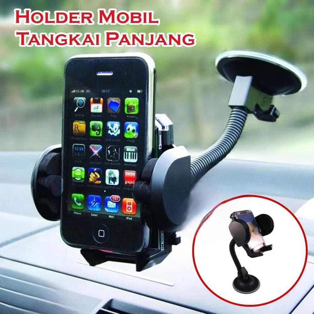 Phone Holder Mobil Panjang / Car Phone Holder / Phone Holder Mobil / Holder Hp Untuk Mobil / Tempat 