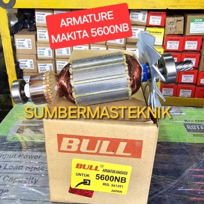 ARMATURE MAKITA 5600NB ANGKER ROTOR MESIN CIRCULAR SAW MAKITA 5600 NB BULL