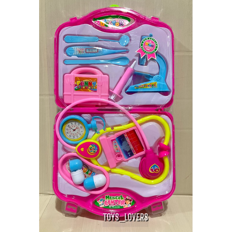 MAINAN ANAK DOKTER KOPER SET MAINAN DOKTER KOPER MAINAN ANAK COWOK MAINAN ANAK CEWEK