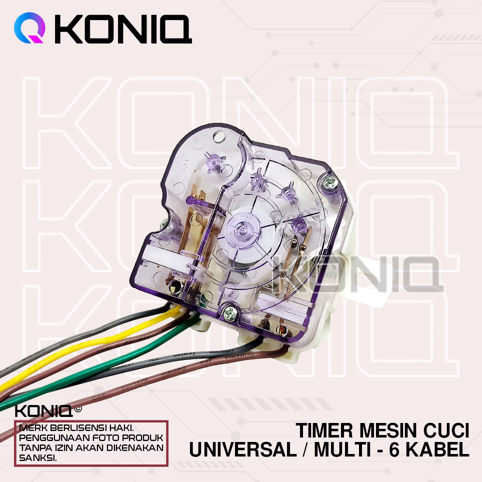 TIMER MESIN CUCI 6 KABEL