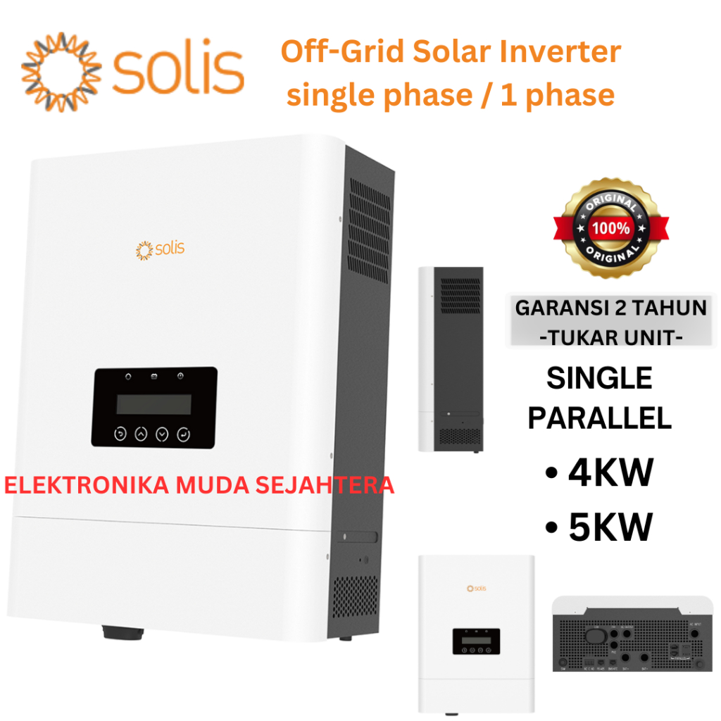 SOLIS OFF-GRID SOLAR INVERTER 1 PHASE / SINGLE PHASE / 4KW-5KW / OFF GRID INVERTER / SINGLE PARALLEL