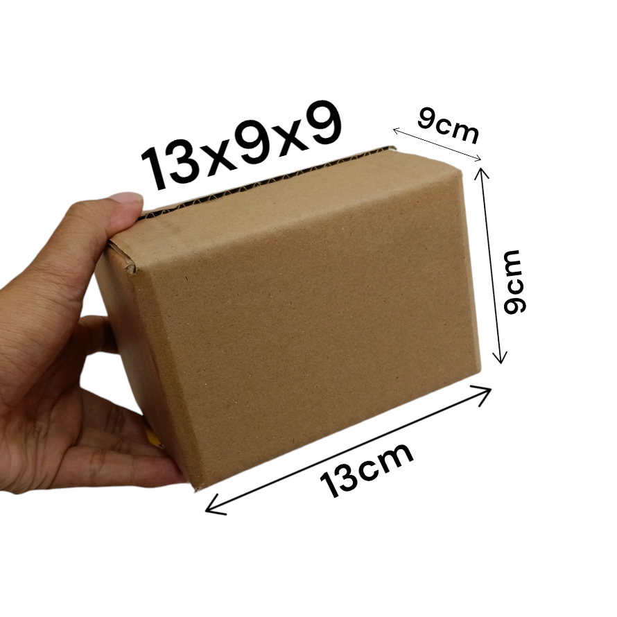 

KARDUS / KARTON BOX POLOS BOX Kardus UK 13 x 9 x 9 cm Dus Packing Aksesoris DLL