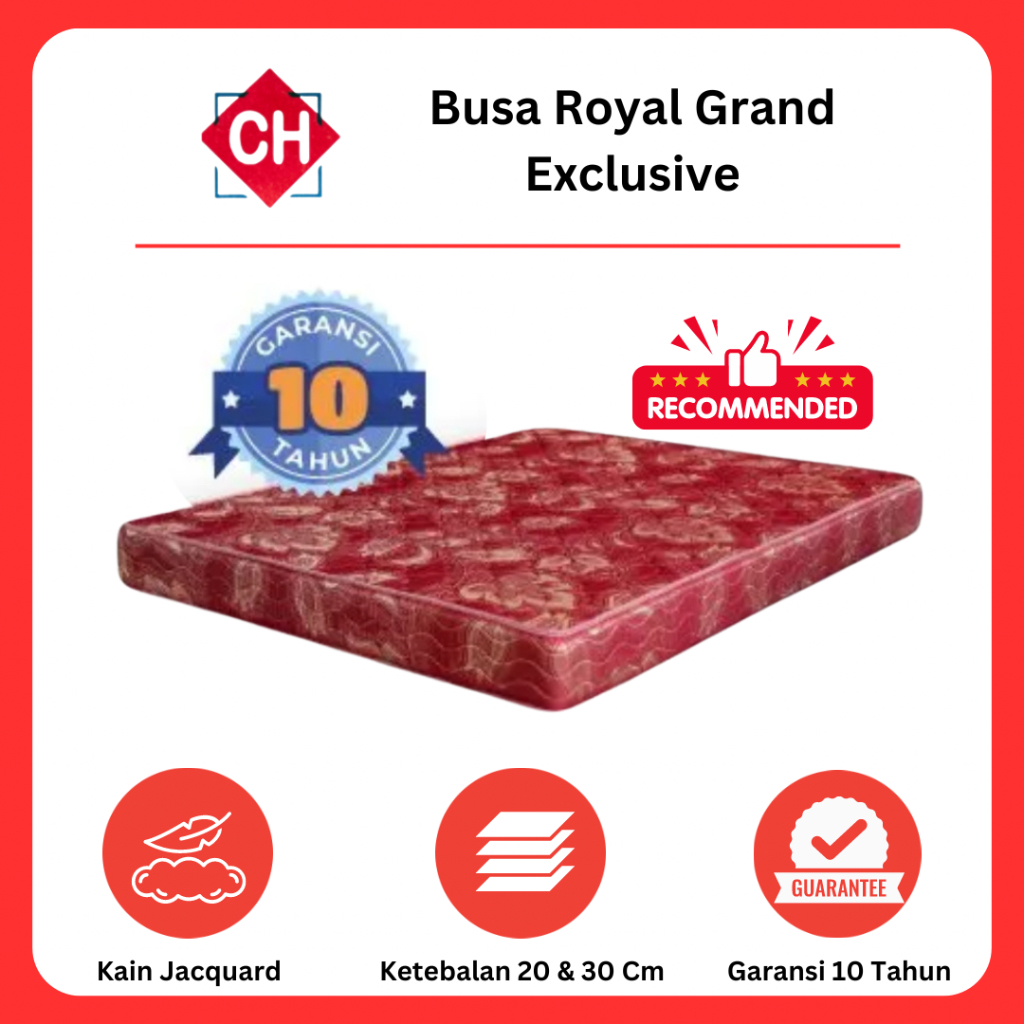 Kasur Busa Royal Grand Exclusive Tebal 20 CM & 30 CM/Kasur Busa Royal