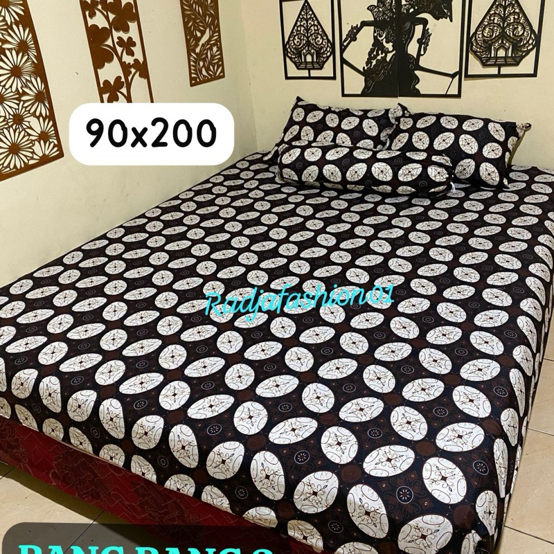 SPREI MOTIF BATIK 90X200 TINGGI 20 CM
