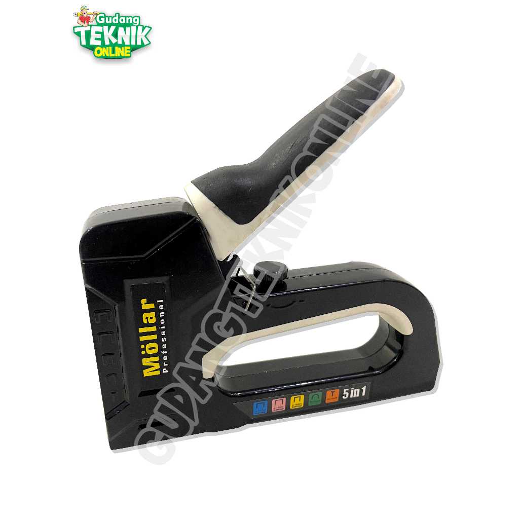 

Staples Gun 5in1 MOLLAR MLR-28014144B 4-14mm HD / Alat Stapler Staples Steples 5 Fungsi Paku Model Tembak Paku T U Lurus - Stapler Gun Tracker Manual MOLLAR