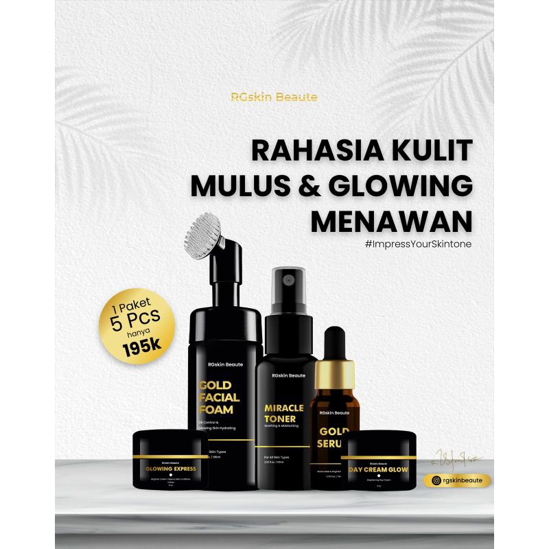 ORIGINAL RG SKIN PAKET SKINCARE WAJAH / PAKET RG SKIN BEAUTY/ SKINCARE VIRAL TERLARIS