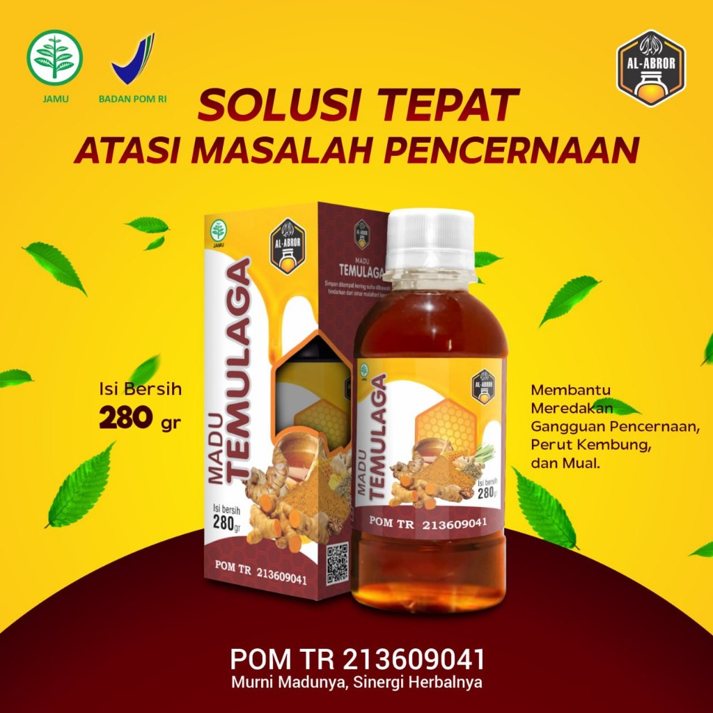

Madu TEMULAGA Obat Herbal Kembung Sembelit Diare Gangguan Pencernaan - CV Dunia Herbal