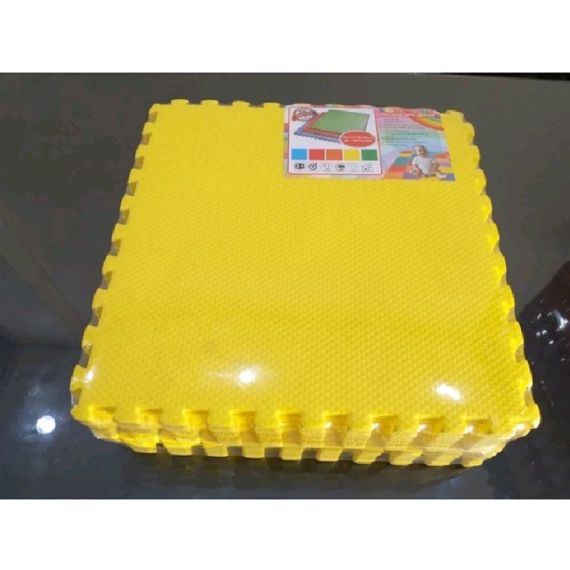 Tikar Eva foam/tikar Bongkar pasang/tikar susun/tikar fuzzle isi 10 lmbr