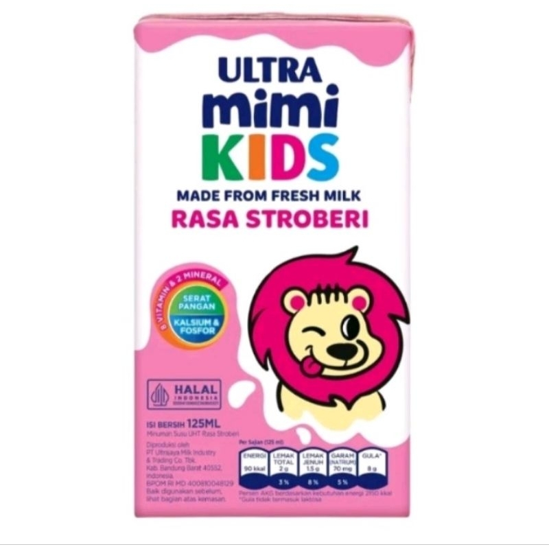 

ULTRA MIMI KIDS COKLAT STRAWBERRY 125ml