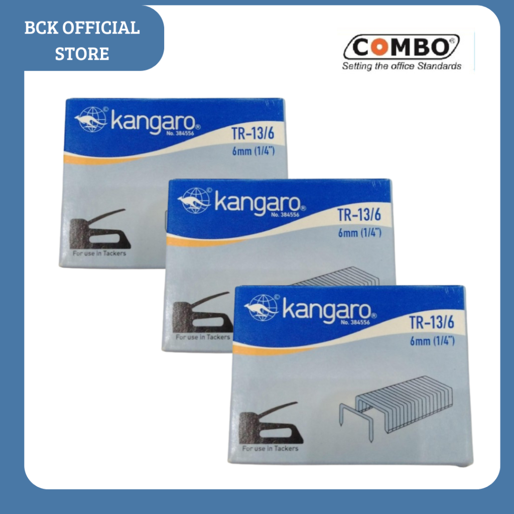 

Isi Stapler Tembak / Isi Staples KANGARO TR-13/6 6mm (1/4") - PCS