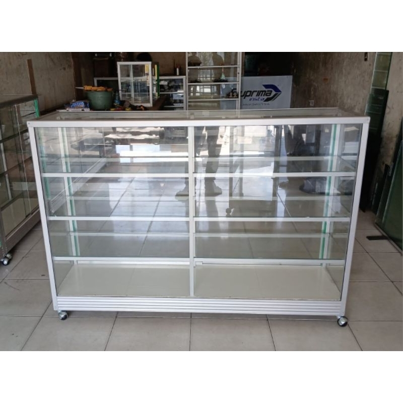 Etalase Kaca 1,5 meter (150 cm)