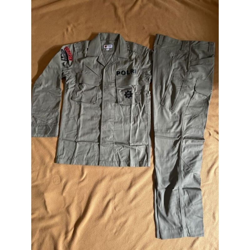 PDL HIJAU KOTAK TACTIKAL HALUS RESLETING BRIMOB 2023, BAJU PDL TACTIKAL HIJAU BRIMOB 2023, CELANA TA