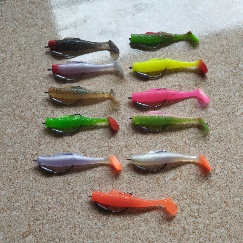 SOFT LURE REPLIKA ZMAN 8 CM / PADDLE TAIL 8 CM