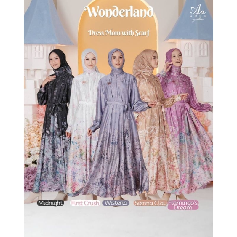 DRESS ADEM - DRESS MEWAH - ADEN - WONDERLAND - MOM DRESS ONLY BY ADEN SIGNATURE