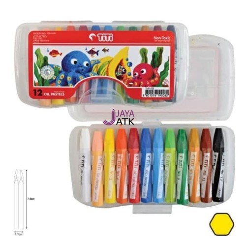 

(PAK)KRAYON TITI/OIL PASTEL TITI 12 W TI-P-12S