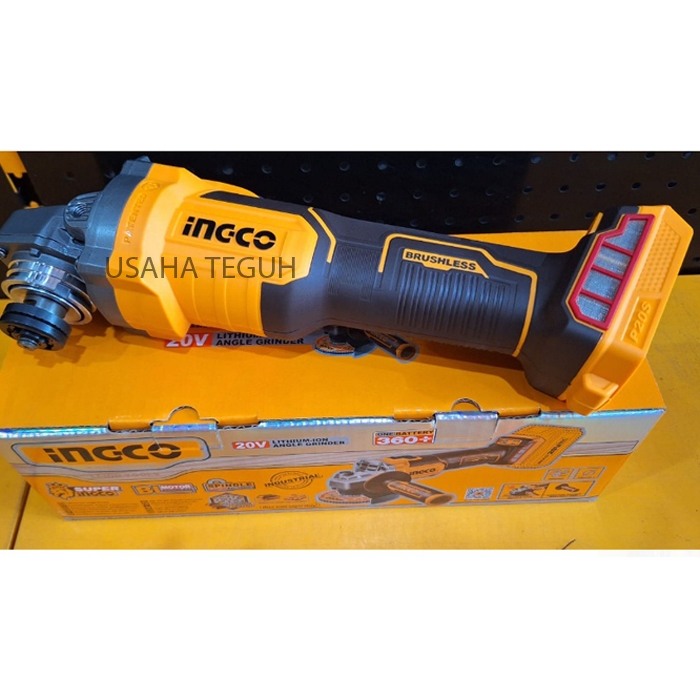 CAGLI201008 Gerinda Baterai Cordless Grinder Brushless 4" Unit Ingco