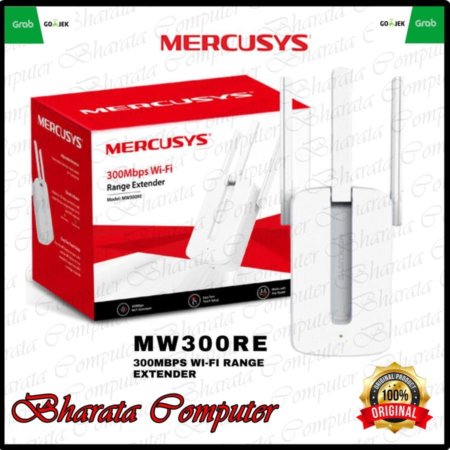 Mercusys MW300RE 300Mbps WIFi Range Extender MW 300 RE