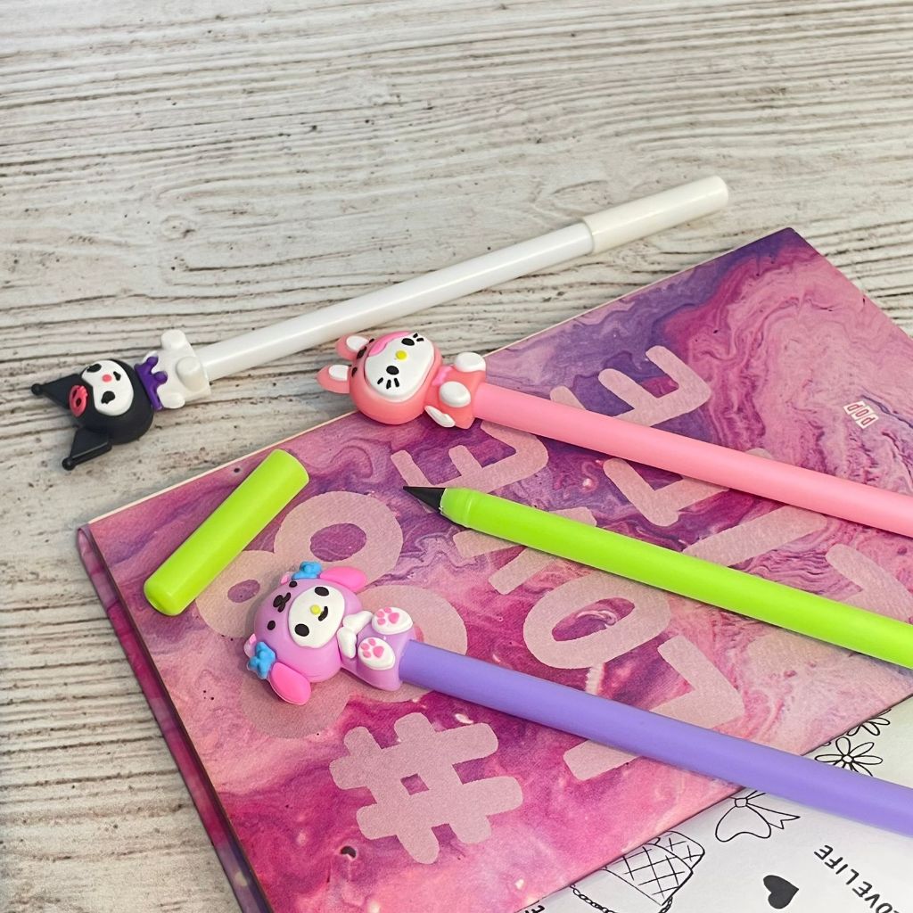 

Pensil Graphite Infinite Sanrio 2B - pencil grafit original asli tebal alat tulis hadiah kantor kerja sekolah lucu unik mewah fancy