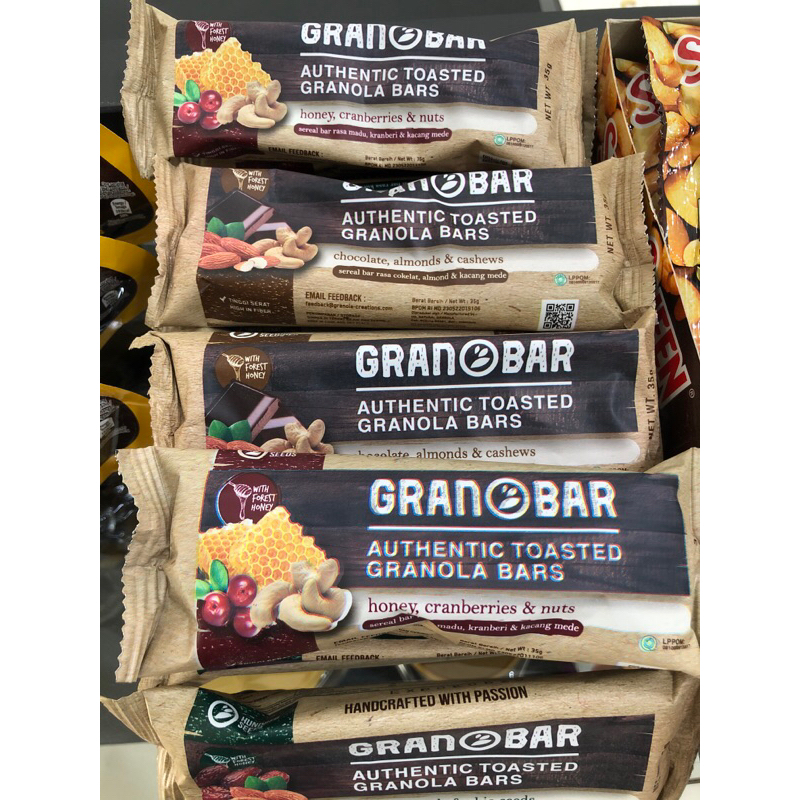 

Granobar Authentic Honey,Cranberries and Nuts