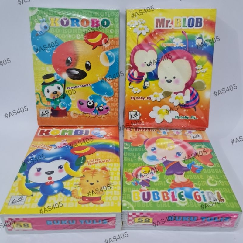 

Buku Tulis Murah AL GOLD 58 lembar || BONUS STIKER