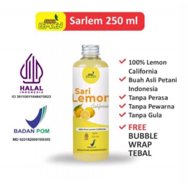 

BPOM Sari Lemon Murni 250ml Original Untuk Diet Organik By Suur Lemoen ID