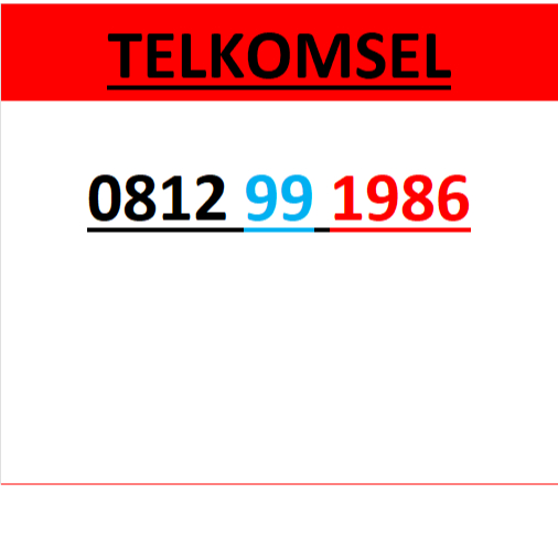 Nomor cantik telkomsel simpati 4g 5g seri tahun 1986 0B12 99 1986 r10000