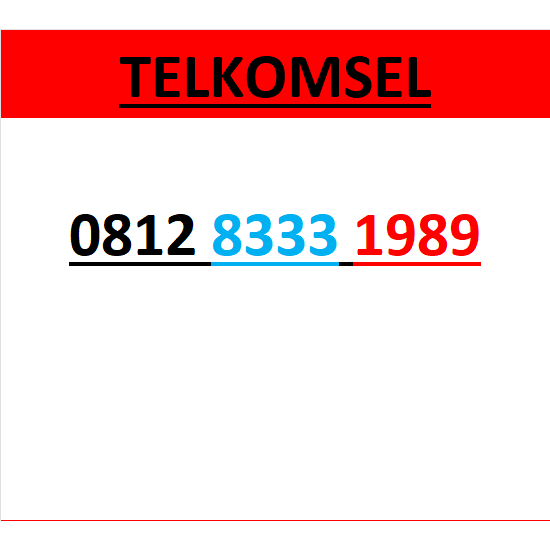 Nomor cantik telkomsel simpati 4g 5g seri tahun 1989 r650