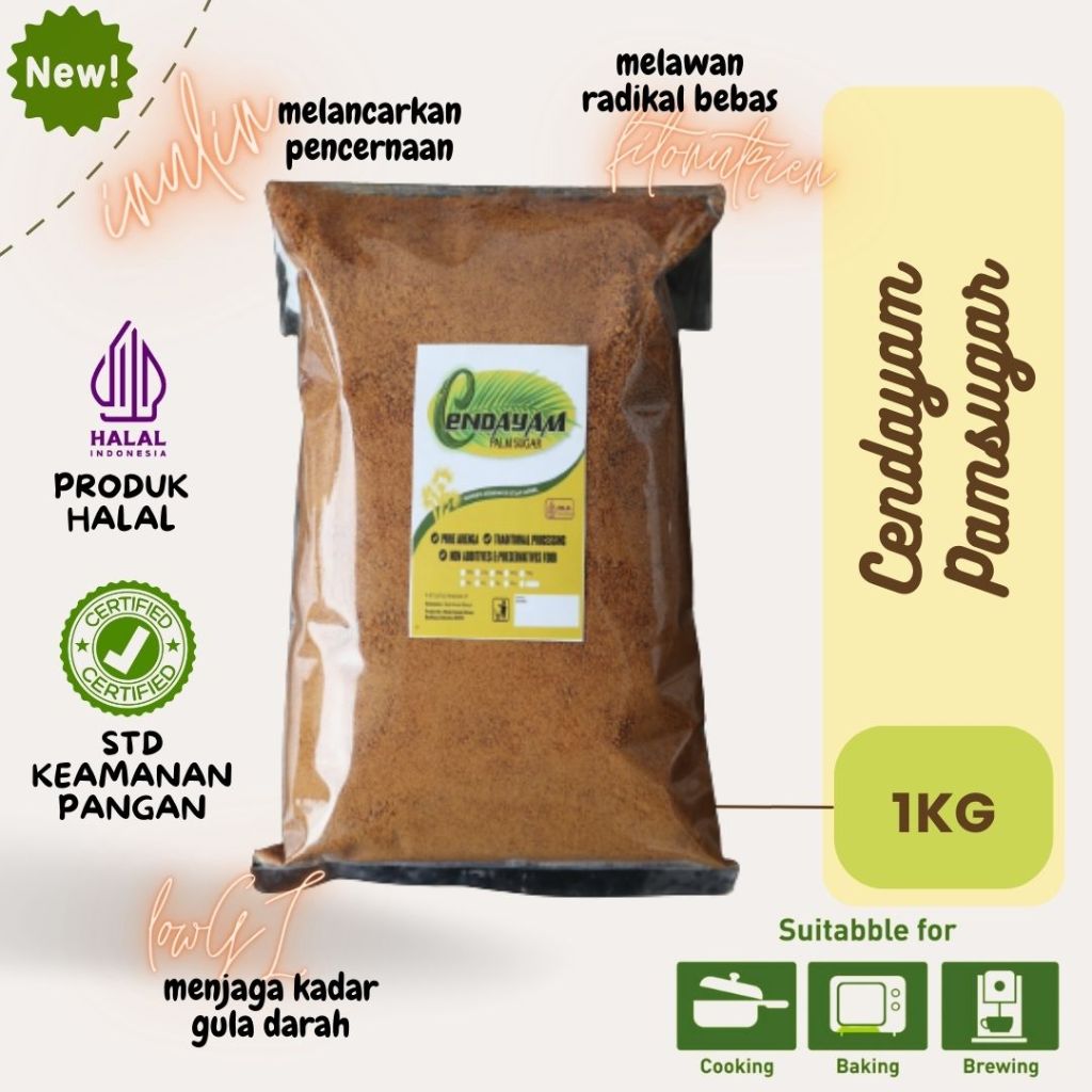 

GULA SEMUT AREN CENDAYAM PALM SUGAR 1 Kg