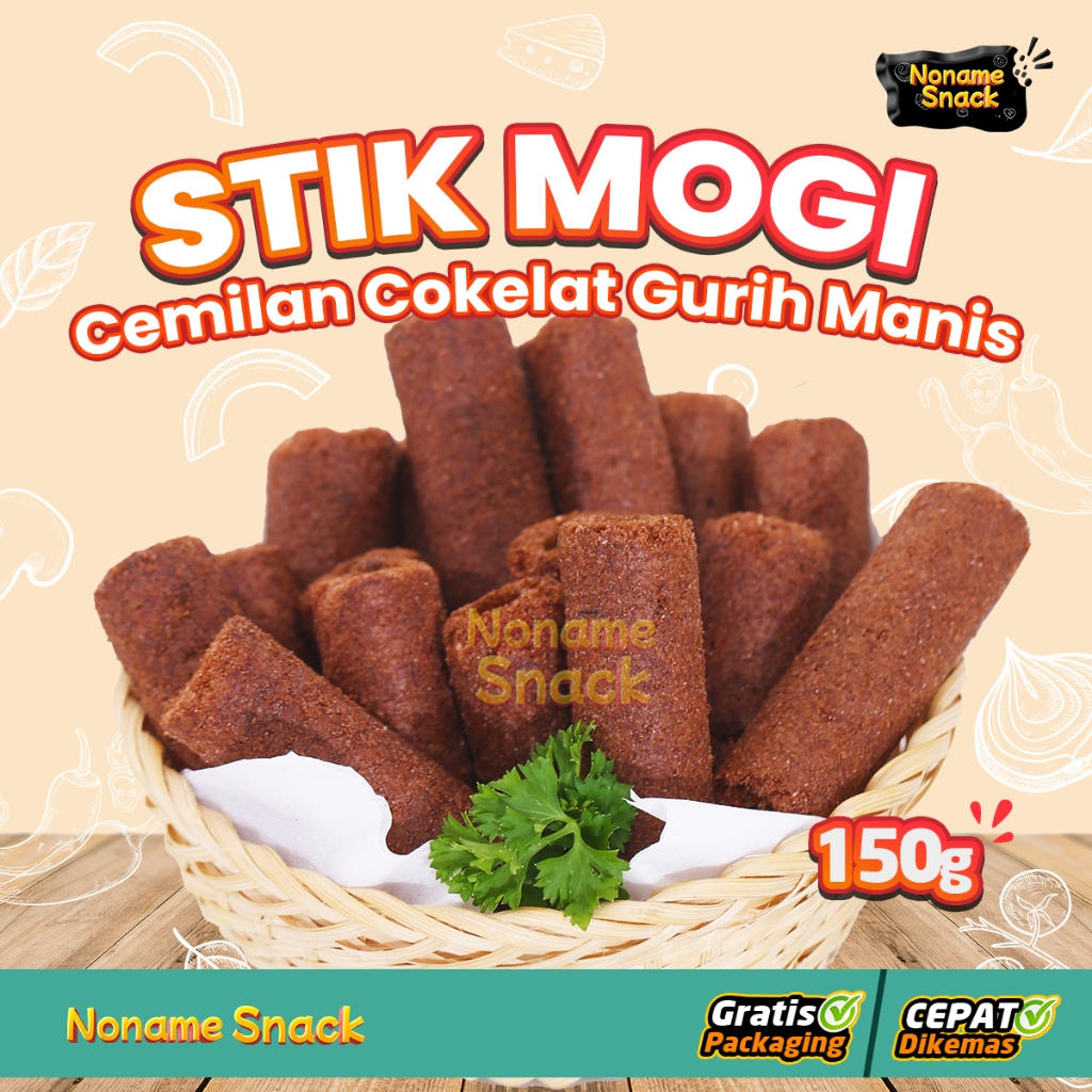 

NoName Snack - Stick Moggi Coklat Momogi Chocolate Grosir 150Gr