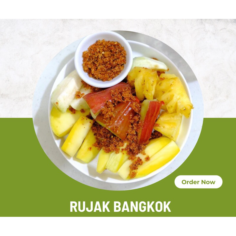 

Rujak bangkok khas thailand thinwall 650 ml/include bumbu taburan