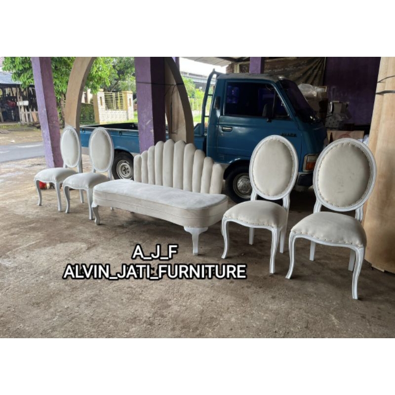 kursi pelaminan kerang terbaru/kursi pelaminan kerang/kursi pelaminan