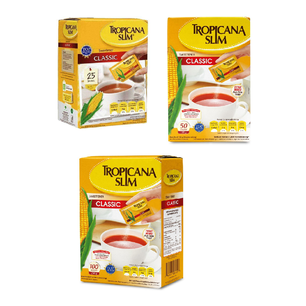 

Tropicana Slim Classic Sachet 25s/50s/100s