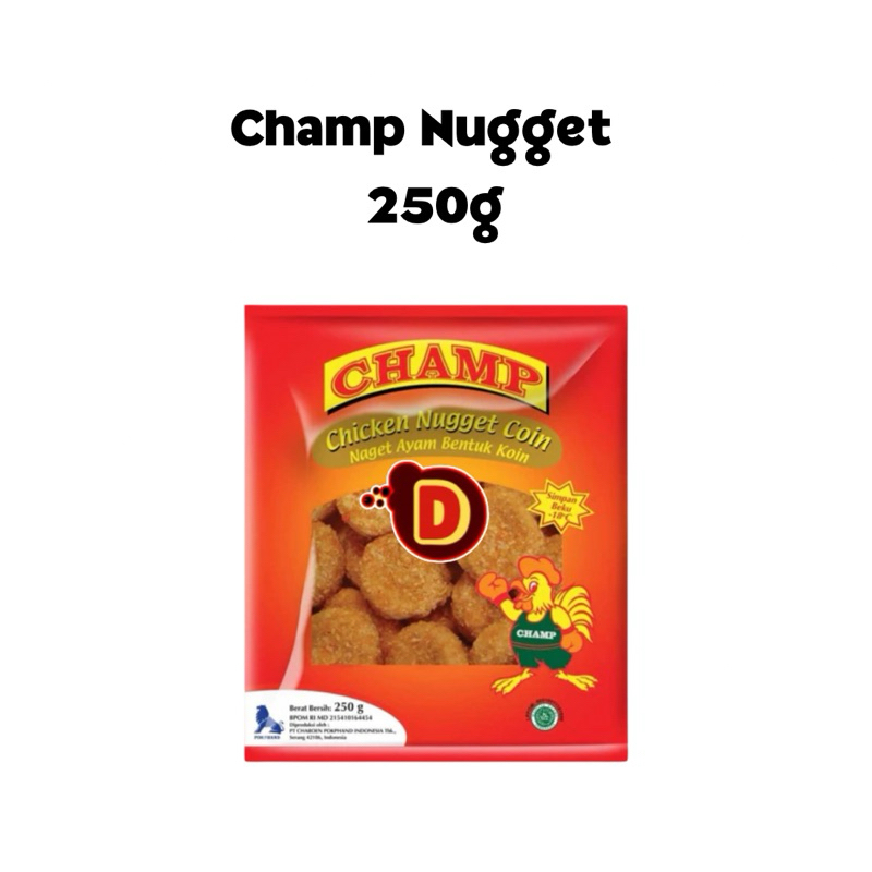 

Nugget Champ 250 gr | naget | nuget | ayam goreng | ayam | ayam krispi