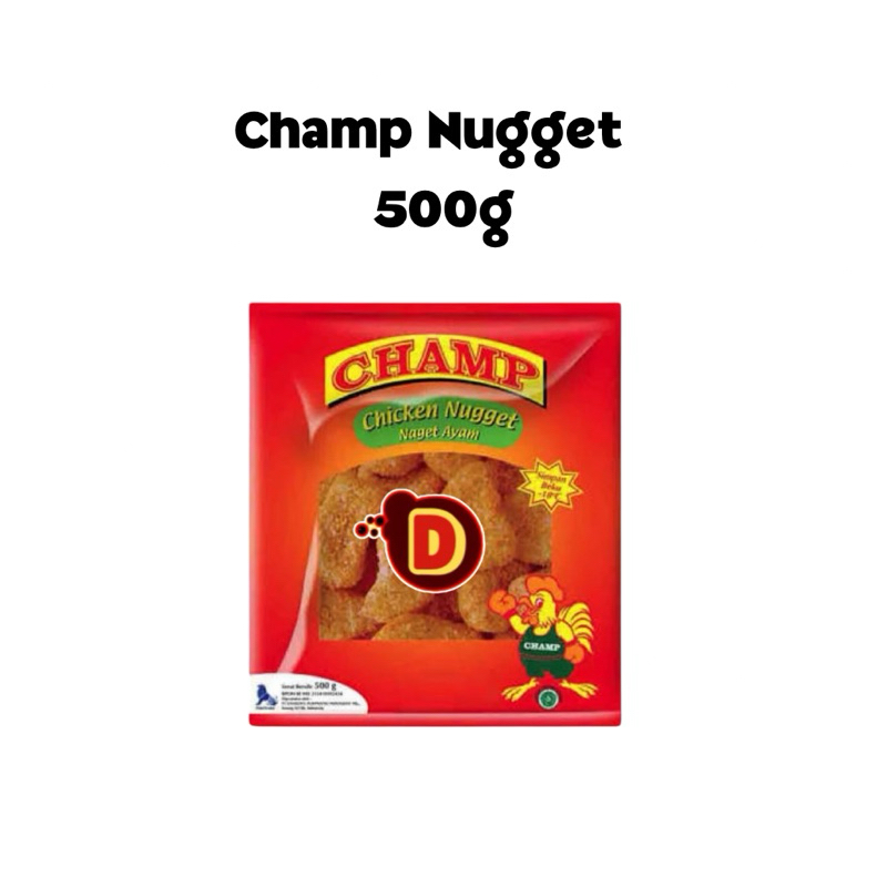 

Naget Champ nugget 500g | nugget / naget | nuget | ayam goreng