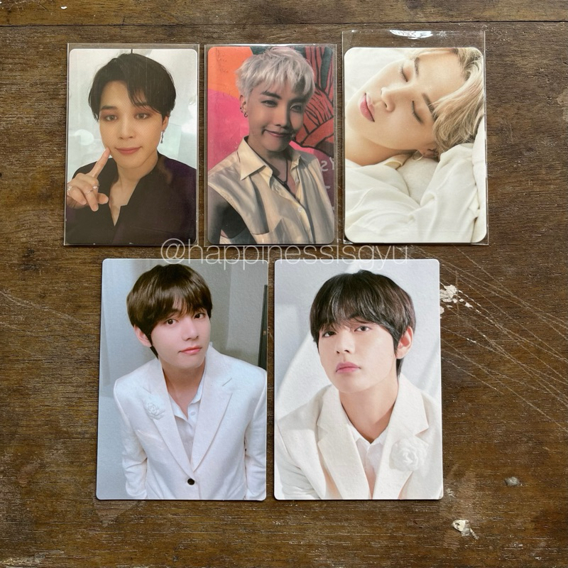 PHOTOCARD JIMIN TAEHYUNG V J-HOPE  BUTTER CREAM POB LD MOTS CONCEPT BOOK CLUE DICON MPC BANGBANGCON 