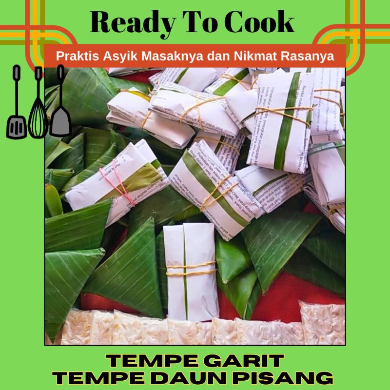 

Tempe Daun Tempe Kedelai Asli Tempe Mendoan Tempe Bungkus Daun Pisang