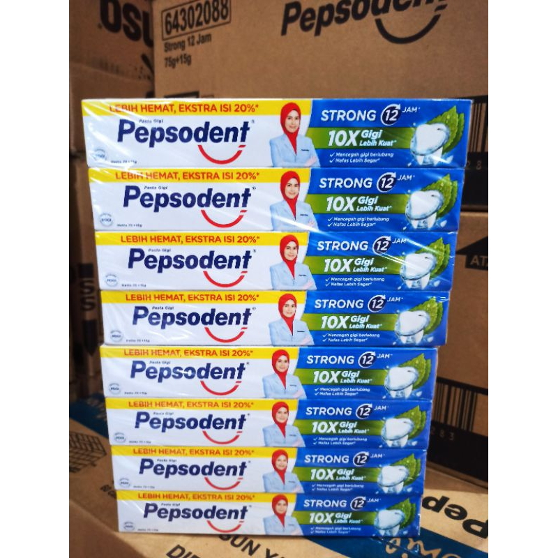 (6 Pcs) Pastagigi Pepsodent stong 75gr+15gr