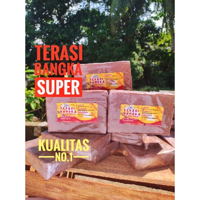 

TERASI BELACAN khas BANGKA BELITUNG KUALITAS SUPER NO. 1 500gr