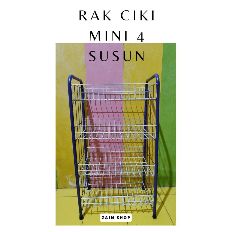 rak ciki susun 4 mini,rak ciki mini serbaguna,rak toko jualan,rak jajan